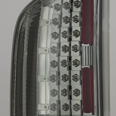 Chevy Silverado 2500HD 2007-2014 Smoked LED Tail Lights