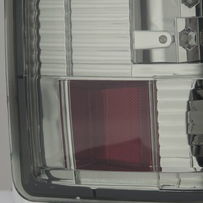 Chevy Silverado 2500HD 2007-2014 Smoked LED Tail Lights