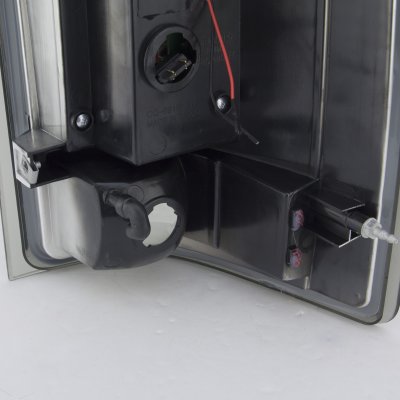 Chevy Silverado 3500HD 2007-2014 Smoked LED Tail Lights