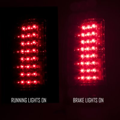 GMC Sierra 2500HD Dually 2007-2014 Smoked LED Tail Lights