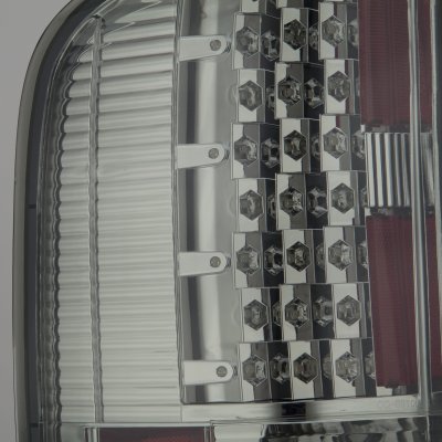 Chevy Silverado 2007-2013 Smoked LED DRL Headlights and LED Tail Lights