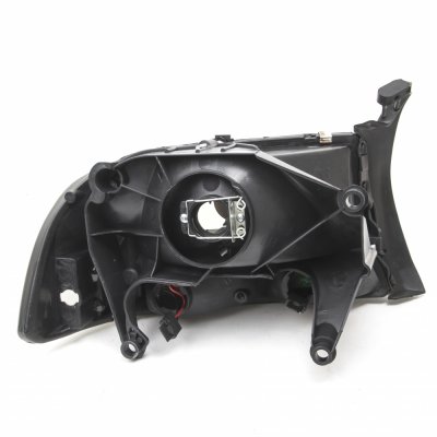 Dodge Durango 1998-2003 Black Smoked Headlights LED DRL Signal Lights