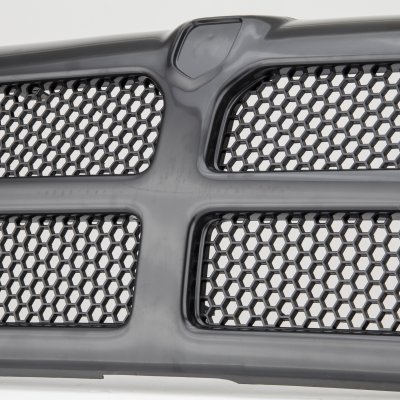 Dodge Ram 1994-2001 Black Grille and Black Smoked Headlights Conversion