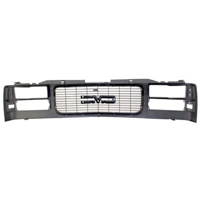 GMC Sierra 2500 1994-2000 Black Replacement Grille with Chrome Trim