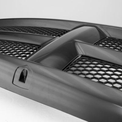 Dodge Ram 3500 2003-2005 Black Replacement Grille