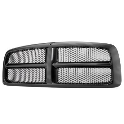 Dodge Ram 2002-2005 Black Grille and Black Clear Headlights