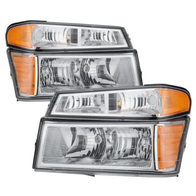 GMC Canyon 2004-2012 Clear Headlights and Parking Lights