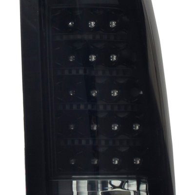 GMC Sierra 2500 1988-1998 Black Out LED Tail Lights