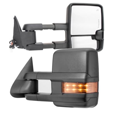 GMC Sierra 1988-1998 Power Towing Mirrors LED Lights