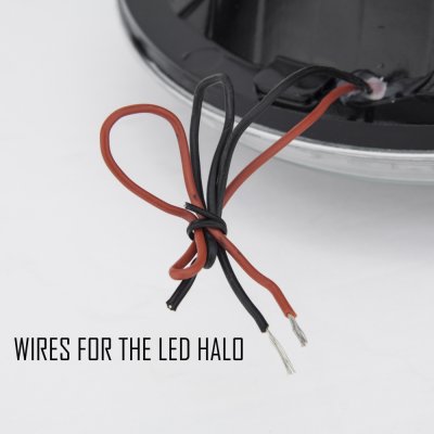 Toyota Land Cruiser 1979-1987 Black Chrome Halo Sealed Beam Headlight Conversion