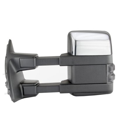 thumbnail image 2 of Chrome Power Heated Towing Mirrors For Chevy Silverado 2003-2007 Classic | Turn Signal & Clearance Lamp 2 of 3