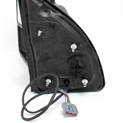 Ford F450 Cab Chassis 2003-2007 Chrome Towing Mirrors Power Heated Smoked LED Signal Lights