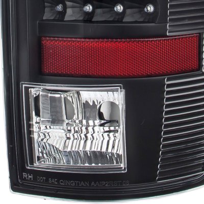 Dodge Ram 2500 2007-2009 Black LED Tail Lights