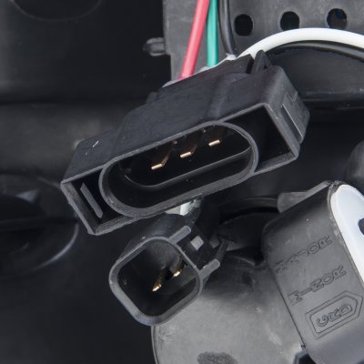 Dodge Ram 2500 2007-2009 Black LED Tail Lights