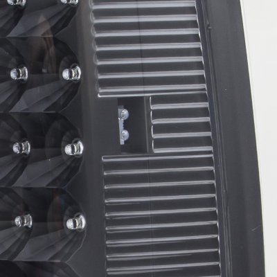 Dodge Ram 3500 2007-2009 Black LED Tail Lights