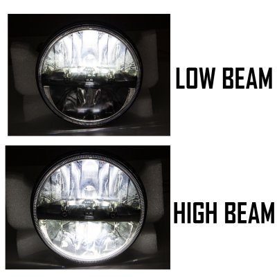 Plymouth Gran Fury 1976-1977 Black LED Sealed Beam Headlight Conversion