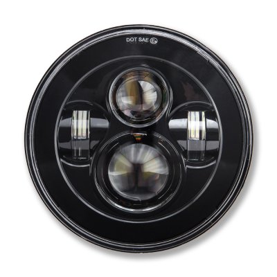 Chevy Suburban 1967-1973 Black LED Projector Sealed Beam Headlights