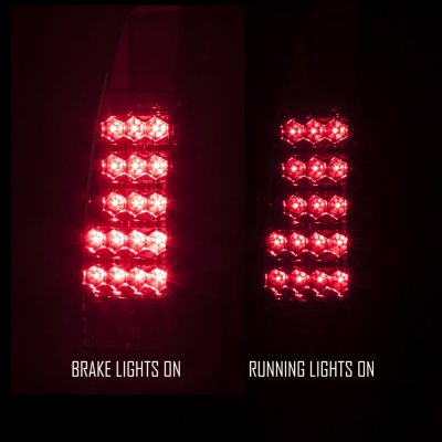 GMC Sierra 1988-1998 Smoked LED Tail Lights