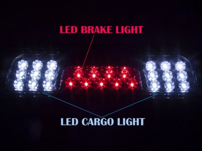 GMC Sierra 2014-2015 Smoked LED Third Brake Light