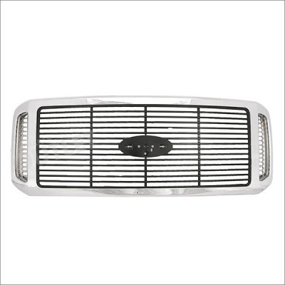Ford F350 Super Duty 2006-2007 Chrome Replacement Grille