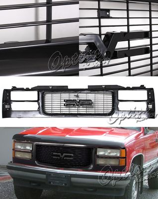 GMC Yukon 1994-1999 Black Replacement Grille