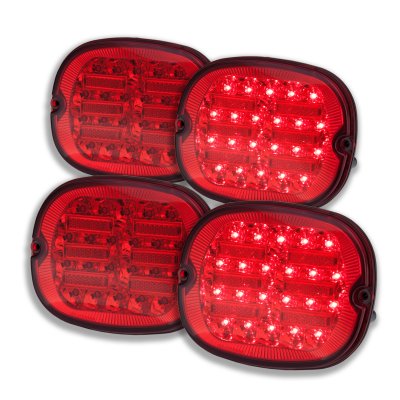 Chevy Corvette C4 1991-1996 Red LED Tail Lights