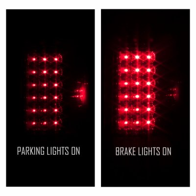 Ford F450 Super Duty 1999-2007 Smoked LED Tail Lights