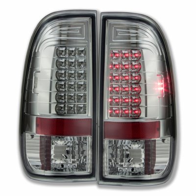 Ford F450 Super Duty 1999-2007 Smoked LED Tail Lights