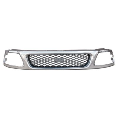 Ford F150 4WD 1997-1998 Chrome Heritage Style Replacement Grille