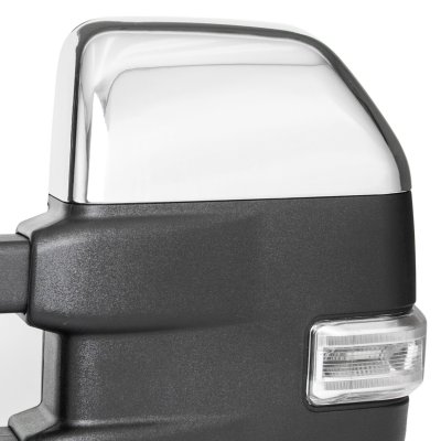 Kool Vue Tow Mirror Set For 2002-2007 Ford F250/F350 Super Duty & Excursion - Power Heated With Signal