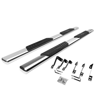 Chevy Silverado 2500 Extended Cab 1999-2004 Nerf Bars Stainless 5 Inches Oval