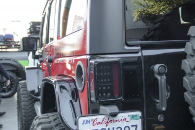 Jeep Wrangler JK 2007-2015 LED Tail Lights Black