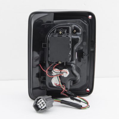 Jeep Wrangler JK 2007-2015 LED Tail Lights Black