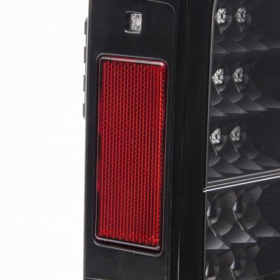 Jeep Wrangler JK 2007-2015 LED Tail Lights Black