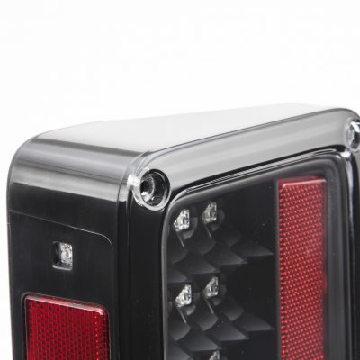 Jeep Wrangler JK 2007-2015 LED Tail Lights Black