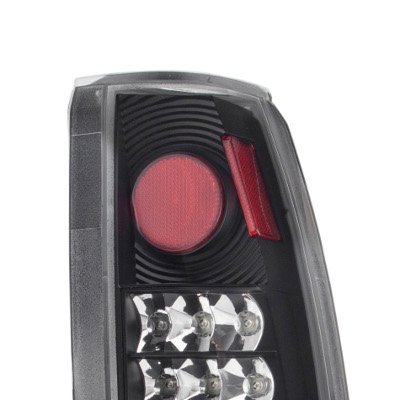 GMC Yukon 1992-1999 LED Tail Lights Black Chrome