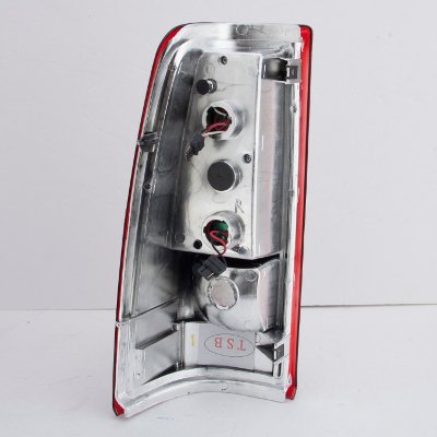 Chevy Silverado 2003-2006 Red Clear LED Tail Lights