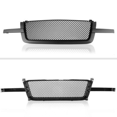 Chevy Silverado 1500 2003-2005 Black Mesh Grille