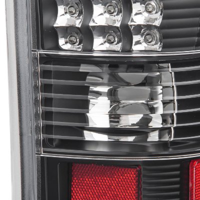 Chevy Silverado 1500HD 2003-2006 LED Tail Lights Black