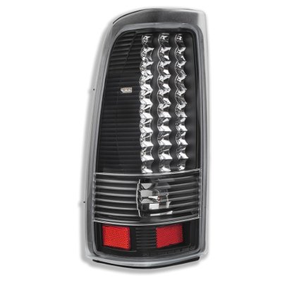 Chevy Silverado 2500 2003-2004 LED Tail Lights Black