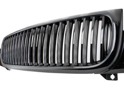 GMC Sierra Denali 2001-2006 Black Grille and Smoked Headlights LED DRL Bumper Lights