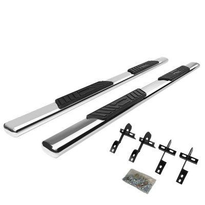 Lincoln Mark LT 2006-2008 Nerf Bars Stainless 5 Inches Oval