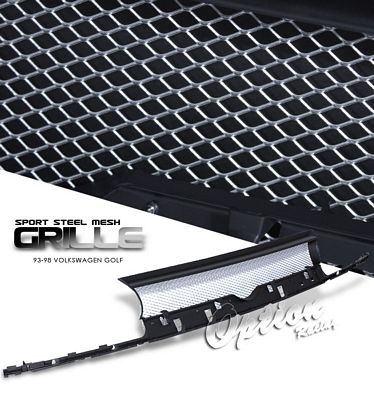 VW Golf 1993-1998 Silver Steel Mesh Grille