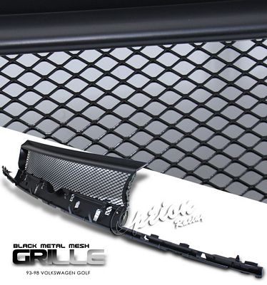 VW Golf 1993-1998 Black Steel Mesh Grille