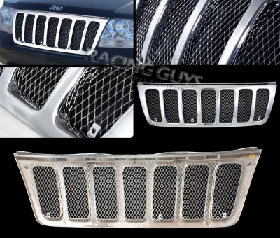 OEM Jeep Grand Cherokee WJ Chrome Grille 1999-2003 – 55155921AB Free Shipping