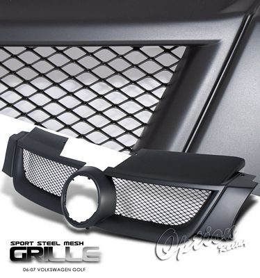 VW Golf 2006-2008 Black Steel Mesh Grille