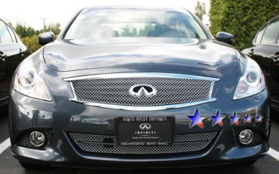 Infiniti G25 2011-2012 Chrome Stainless Steel Wire Mesh Grille
