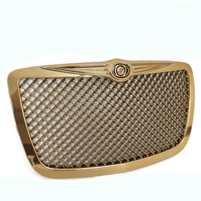 Chrysler 300C 2005-2010 Gold Mesh Grille with Emblem