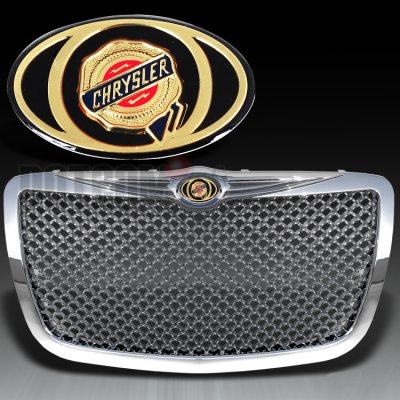 Chrysler 300 2005-2010 Chrome Mesh Grille with Emblem