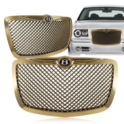 Chrysler 300 2005-2010 Gold Mesh Grille